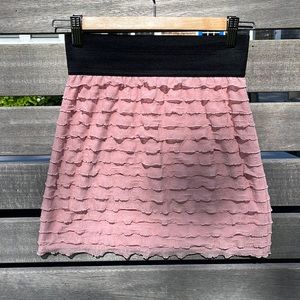 Express High Waited Ruffled Pencil Skirt Size xs